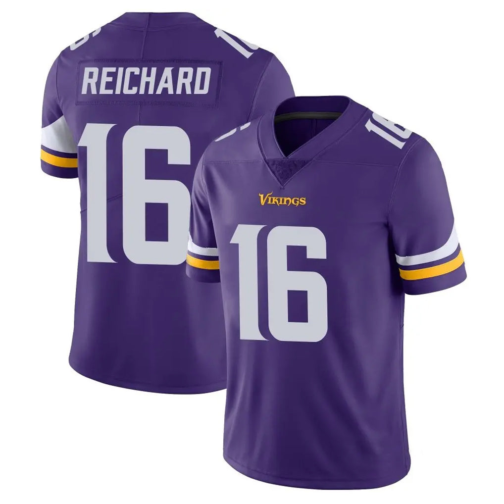 Vanessashop M.Vikings #16 Will Reichard Player Purple Limited Vapor Untouchable Home Game Stitched Jerseys