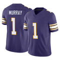 Vanessashop M.Vikings #1 Kyler Murray Player Purple Limited Classic Vapor F.U.S.E. Home Game Stitched Jerseys