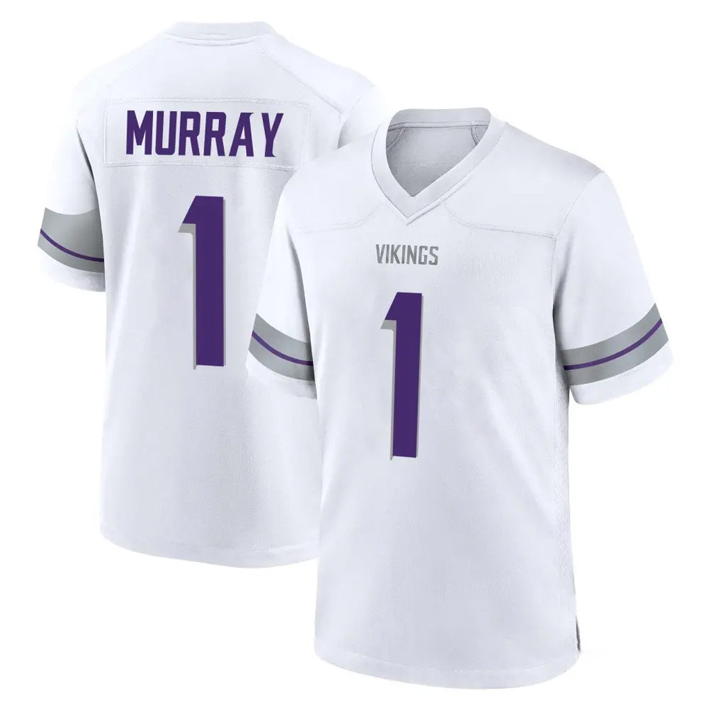 Vanessashop M.Vikings #1 Kyler Murray Player White Alternate Home Game Stitched Jerseys