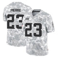 Vanessashop M.Vikings #23 James Pierre Player Arctic Camo Salute To Service Limited Game Stitched Jerseys