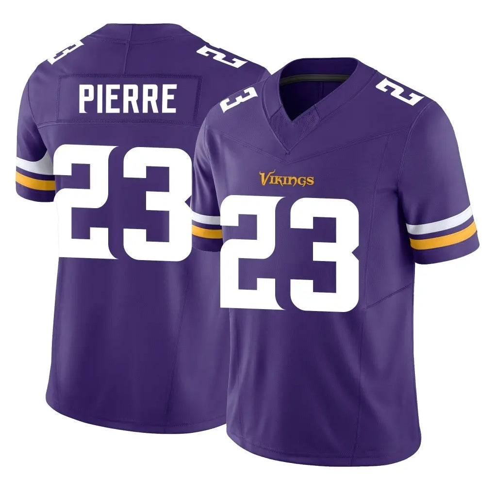 Vanessashop M.Vikings #23 James Pierre Player Purple Limited Vapor F.U.S.E. Home Game Stitched Jerseys