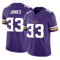 Vanessashop M.Vikings #33 Aaron Jones Sr. Player Purple Limited Vapor F.U.S.E. Home Game Stitched Jerseys
