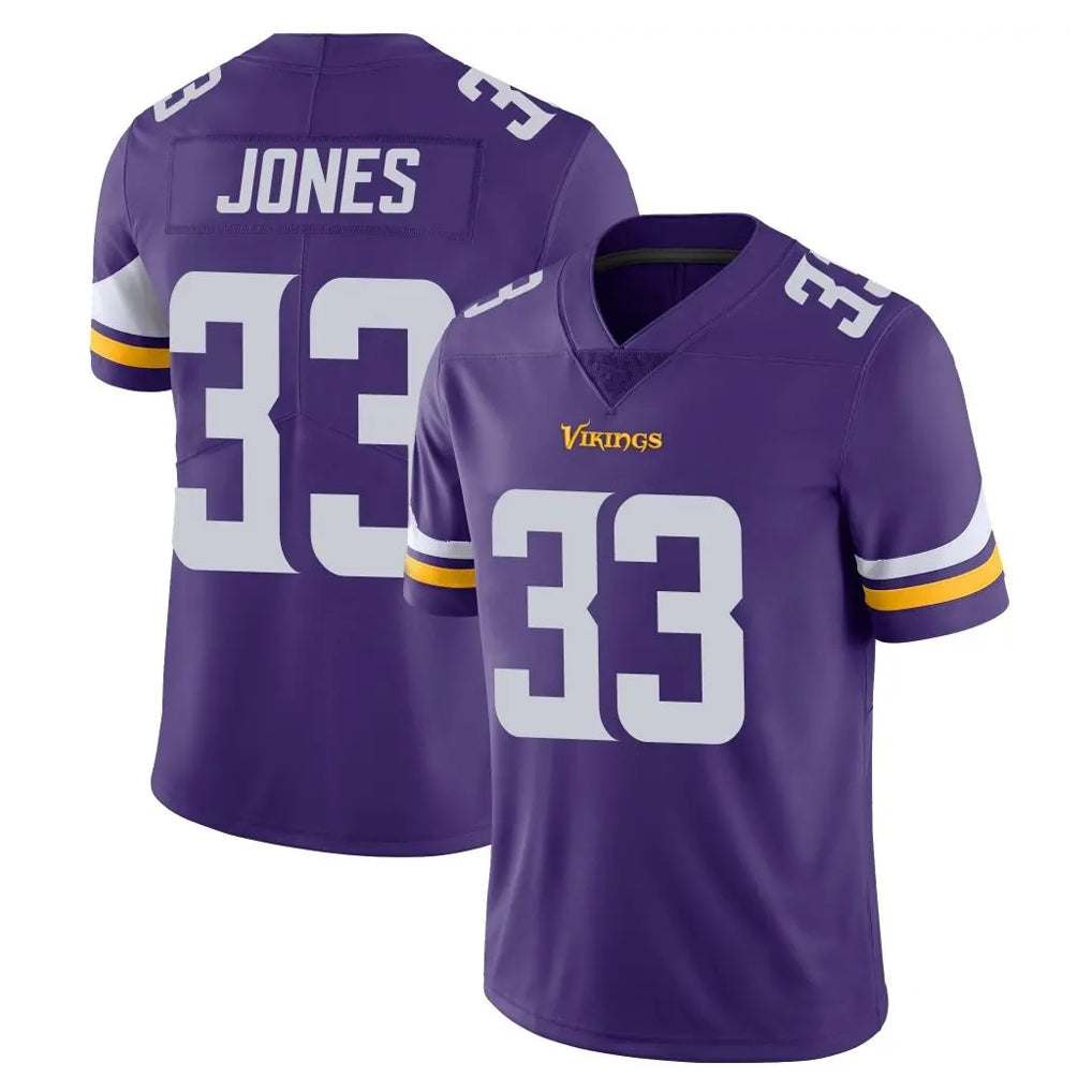 Vanessashop M.Vikings #33 Aaron Jones Sr. Player Purple Limited Vapor Untouchable Home Game Stitched Jerseys