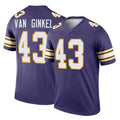 Vanessashop M.Vikings #43 Andrew Van Ginkel Player Purple Limited Classic Home Game Stitched Jerseys