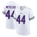 Vanessashop M.Vikings #44 Josh Metellus Player White Alternate Home Game Stitched Jerseys