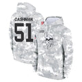 Vanessashop M.Vikings #51 Blake Cashman Player Arctic Camo Salute to Service Pullover Hoodies Limited Game Stitched Jerseys