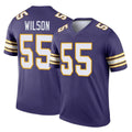 Vanessashop M.Vikings #55 Eric Wilson Player Purple Limited Classic Home Game Stitched Jerseys