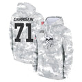 Vanessashop M.Vikings #71 Christian Darrisaw Player Arctic Camo Salute to Service Pullover Hoodies Limited Game Stitched Jerseys