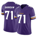 Vanessashop M.Vikings #71 Christian Darrisaw Player Purple Limited Vapor F.U.S.E. Home Game Stitched Jerseys