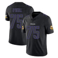 Vanessashop M.Vikings #75 Brian O'Neill Player Black Impact LImited Home Game Stitched Jerseys