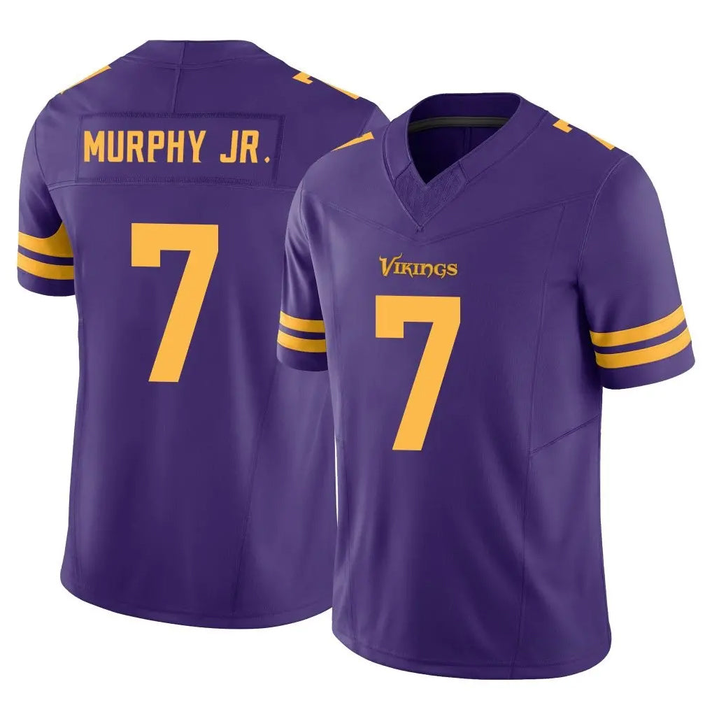 Vanessashop M.Vikings #7 Byron Murphy Jr. Player Purple Limited Alternate Vapor F.U.S.E. Home Game Stitched Jerseys