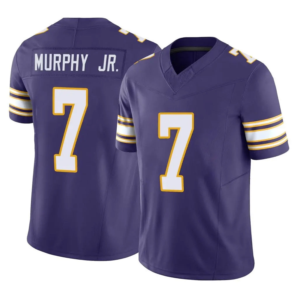 Vanessashop M.Vikings #7 Byron Murphy Jr. Player Purple Limited Classic Vapor F.U.S.E. Home Game Stitched Jerseys