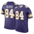 Vanessashop M.Vikings #84 Josh Oliver Player Purple Limited Classic Home Game Stitched Jerseys