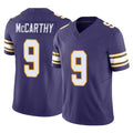 Vanessashop M.Vikings #9 J.J. McCarthy Player Purple Limited Classic Vapor F.U.S.E. Home Game Stitched Jerseys