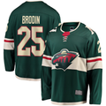 Vanessashop M.Wild #25 Jonas Brodin Green Breakaway Jerseys