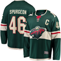 Vanessashop M.Wild #46 Jared Spurgeon Green Home Breakaway Player Jerseys