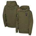 Vanessashop NE.Patriots Olive Salute to Service Pullover Hoodies Limited Blank Player Stitched Jerseys