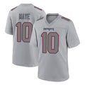 Vanessashop NE.Patriots #10 Drake Maye Player Gray Fashion Limited Home Game Stitched Jerseys