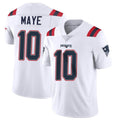 Vanessashop NE.Patriots #10 Drake Maye Player White Vapor Untouchable Home Game Stitched Jerseys