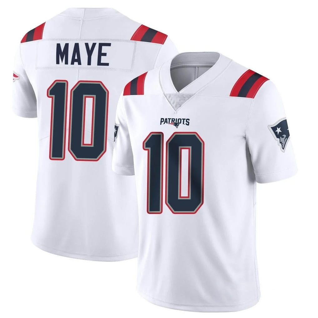 Vanessashop NE.Patriots #10 Drake Maye Player White Vapor Untouchable Home Game Stitched Jerseys