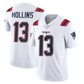 Vanessashop NE.Patriots #13 Mack Hollins Player White Vapor Untouchable Home Game Stitched Jerseys