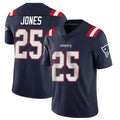 Vanessashop NE.Patriots #25 Marcus Jones Player Navy Vapor Untouchable Home Game Stitched Jerseys