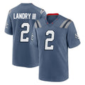 Vanessashop NE.Patriots #2 Harold Landry III Player Blue Rivalries Collection Home Game Stitched Jerseys