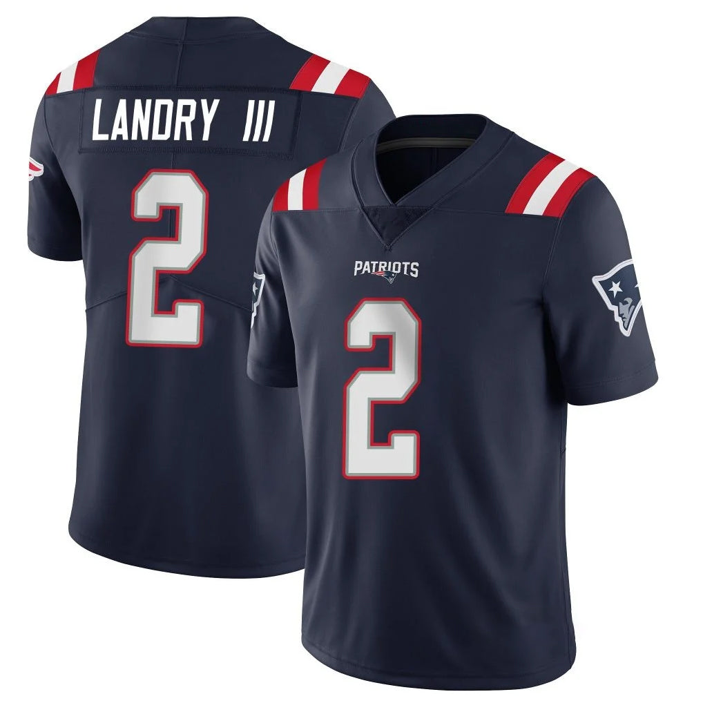 Vanessashop NE.Patriots #2 Harold Landry III Player Navy Vapor Untouchable Home Game Stitched Jerseys