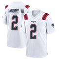 Vanessashop NE.Patriots #2 Harold Landry III Player White Home Game Stitched Jerseys