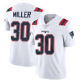 Vanessashop NE.Patriots #30 Jam Miller Player White Vapor Untouchable Home Game Stitched Jerseys
