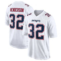 Vanessashop NE.Patriots #32 TreVeyon Henderson Player White Fashion Limited Home Game Stitched Jerseys