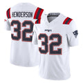 Vanessashop NE.Patriots #32 TreVeyon Henderson Player White Limited Vapor F.U.S.E. Home Game Stitched Jerseys