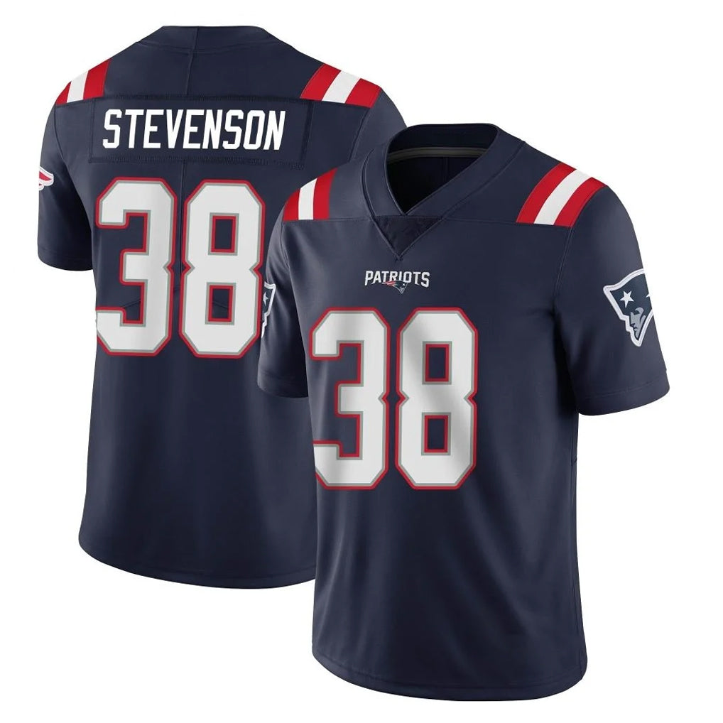 Vanessashop NE.Patriots #38 Rhamondre Stevenson Player Navy Vapor Untouchable Home Game Stitched Jerseys