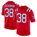 Vanessashop NE.Patriots #38 Rhamondre Stevenson Player Red Home Game Stitched Jerseys