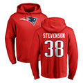 Vanessashop NE.Patriots #38 Rhamondre Stevenson Player Red LOGO Pullover Hoodies Home Game Stitched Jerseys