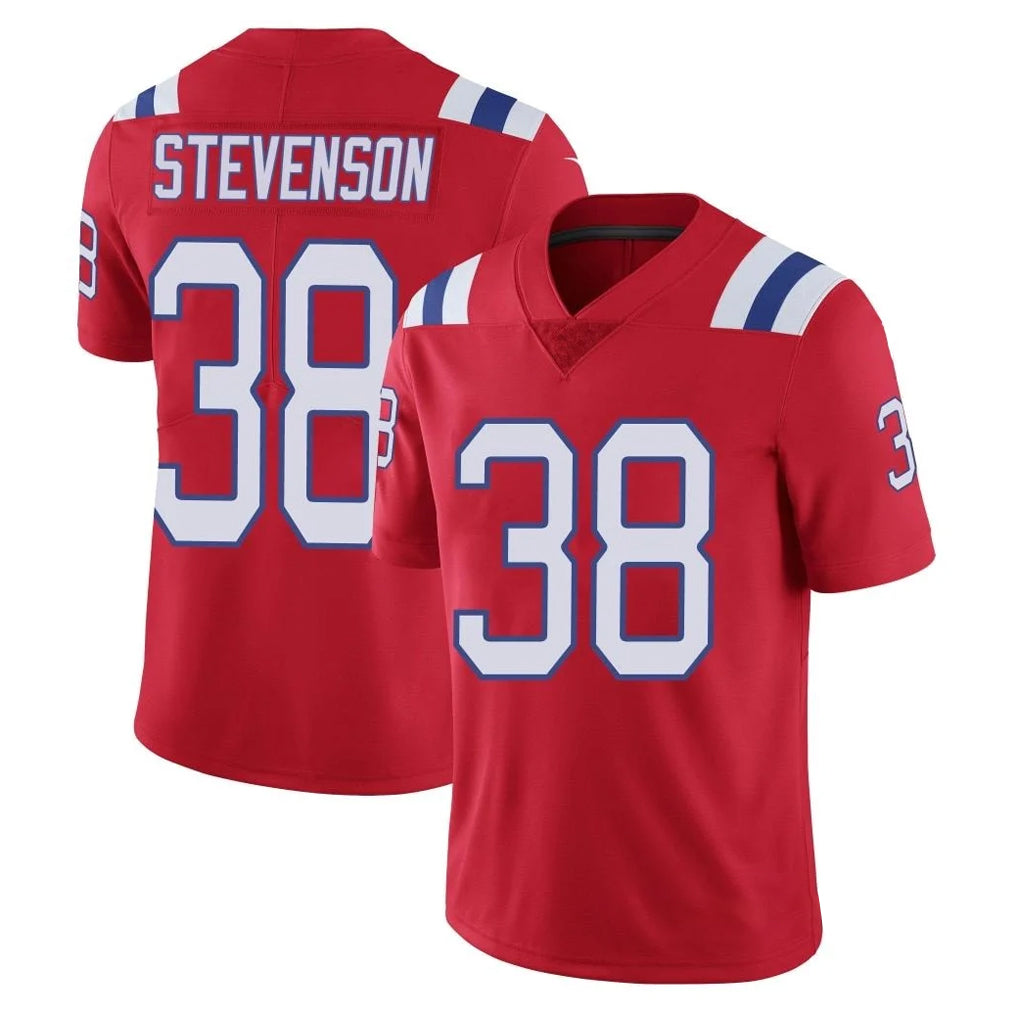 Vanessashop NE.Patriots #38 Rhamondre Stevenson Player Red Vapor Untouchable Home Game Stitched Jerseys