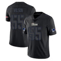Vanessashop NE.Patriots #55 Jared Wilson Player Black Impact LImited Home Game Stitched Jerseys