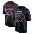Vanessashop NE.Patriots #55 Jared Wilson Player Carbon Fashion Limited Home Game Stitched Jerseys