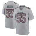 Vanessashop NE.Patriots #55 Jared Wilson Player Gray Fashion Limited Home Game Stitched Jerseys