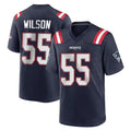 Vanessashop NE.Patriots #55 Jared Wilson Player Navy Home Game Stitched Jerseys