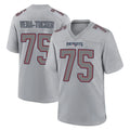 Vanessashop NE.Patriots #75 Alijah Vera-Tucker Player Gray Fashion Limited Home Game Stitched Jerseys