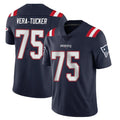 Vanessashop NE.Patriots #75 Alijah Vera-Tucker Player Navy Vapor Untouchable Home Game Stitched Jerseys