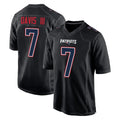Vanessashop NE.Patriots #7 Carlton Davis III Player Carbon Fashion Limited Home Game Stitched Jerseys