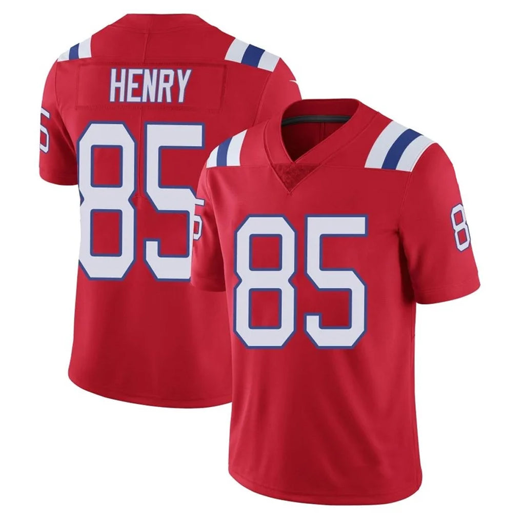 Vanessashop NE.Patriots #85 Hunter Henry Player Red Vapor Untouchable Home Game Stitched Jerseys