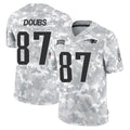 Vanessashop NE.Patriots #87 Romeo Doubs Player Arctic Camo Salute To Service Limited Game Stitched Jerseys
