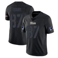 Vanessashop NE.Patriots #87 Romeo Doubs Player Black Impact LImited Home Game Stitched Jerseys