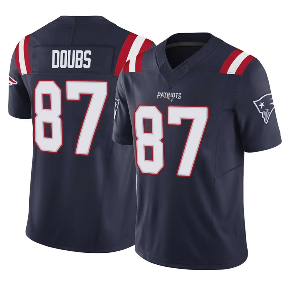 Vanessashop NE.Patriots #87 Romeo Doubs Player Navy Limited Vapor F.U.S.E. Home Game Stitched Jerseys
