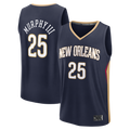 Vanessashop NO.Pelicans #25 Trey Murphy III Navy Fast Break Replica Stitched Jerseys- Icon Edition