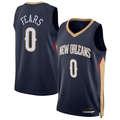 Vanessashop NO.Pelicanss #0 Jeremiah Fears Navy Swingman Stitched Jerseys- Icon Edition