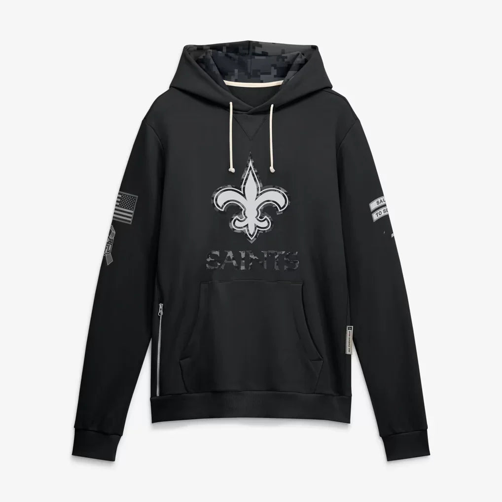 Vanessashop NO.Saints 2026 Salute To Service Club Pullover Hoodie Cheap sale Birthday and Christmas gifts Stitched American Football Jersey